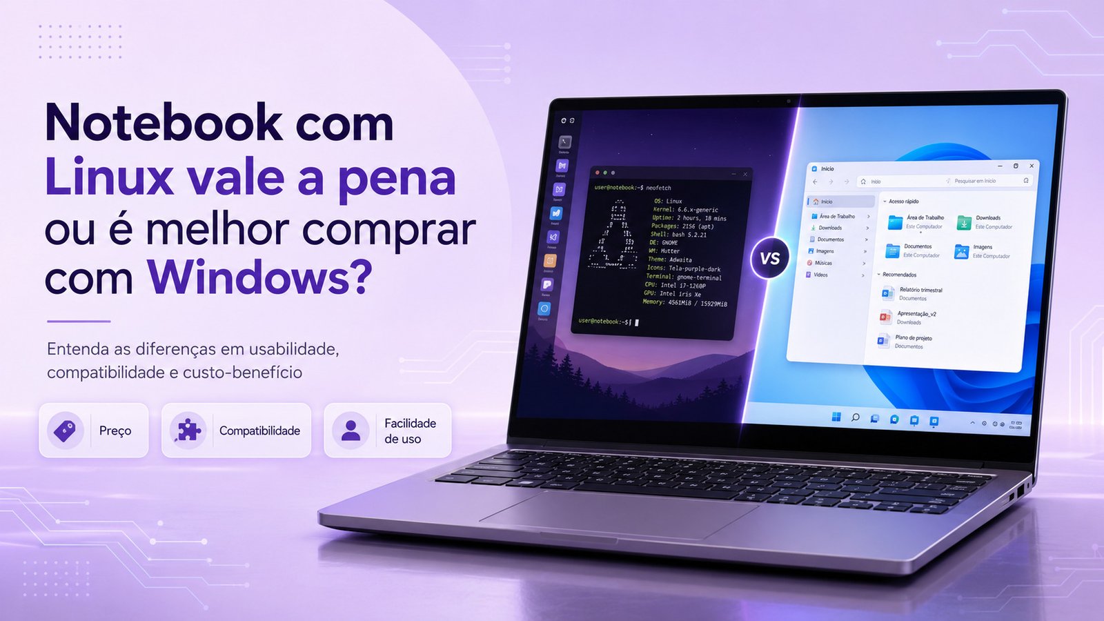 Notebook com Linux vale a pena ou é melhor comprar com Windows?