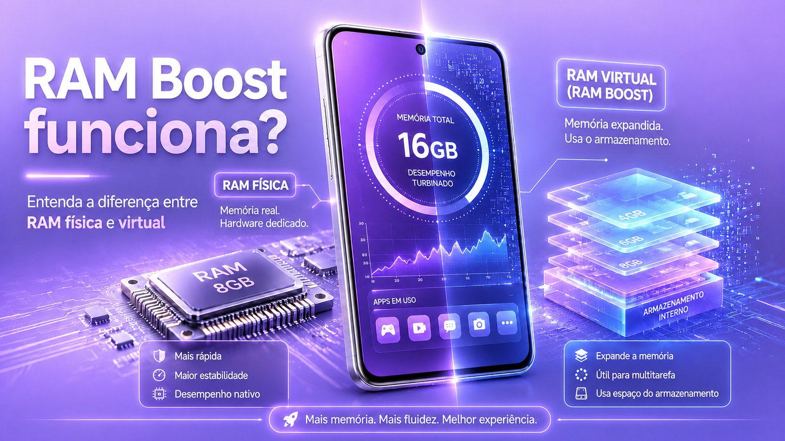 RAM Boost funciona? Entenda a diferença entre RAM física e virtual