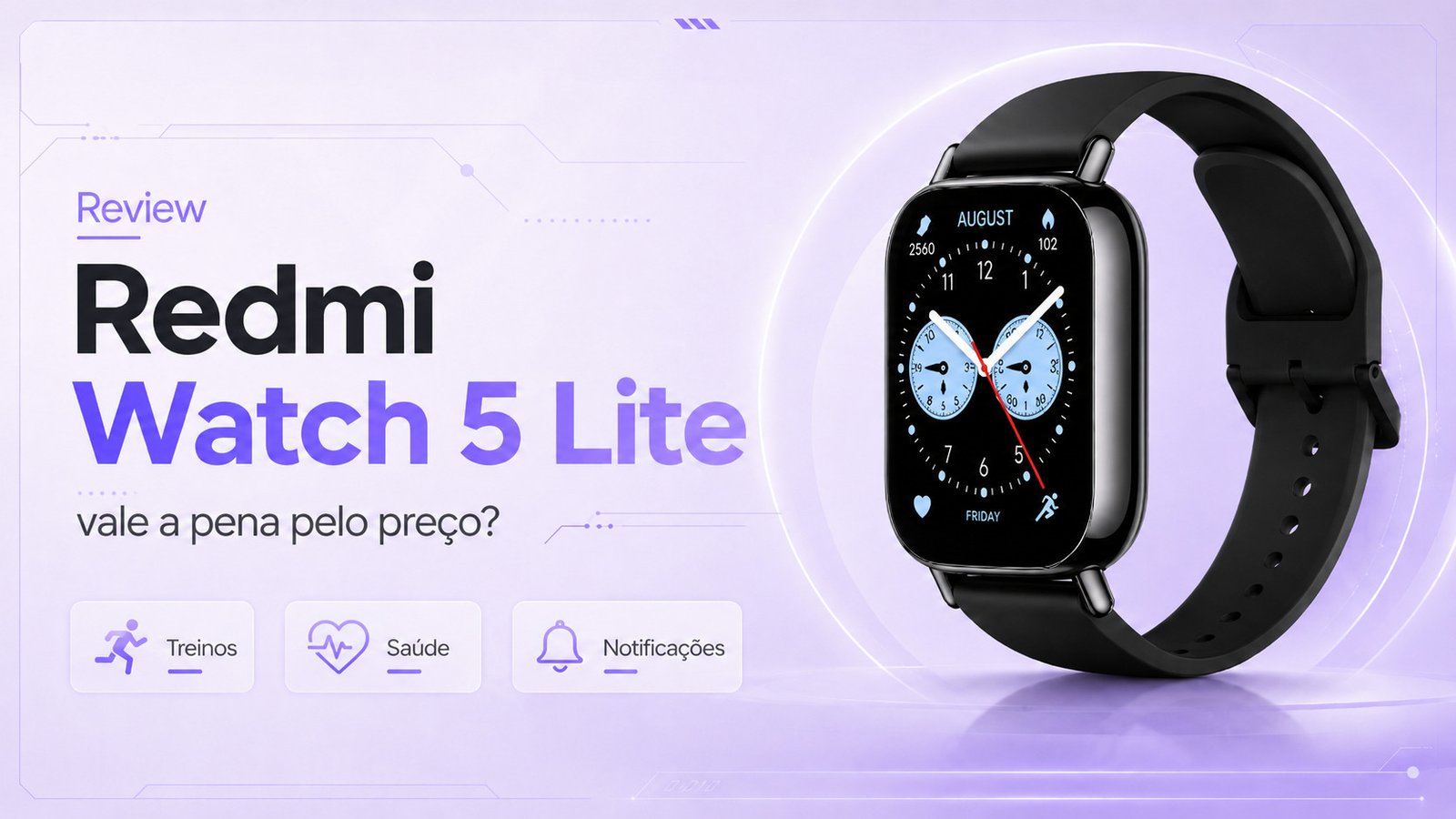 Redmi Watch 5 Lite é bom? Vale a pena pelo preço?