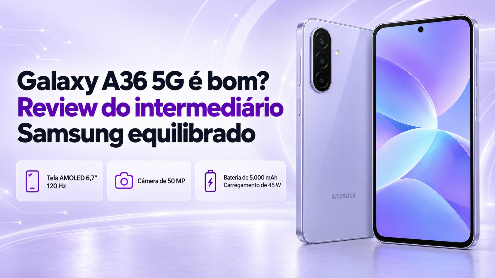 Galaxy A36 5G é bom?