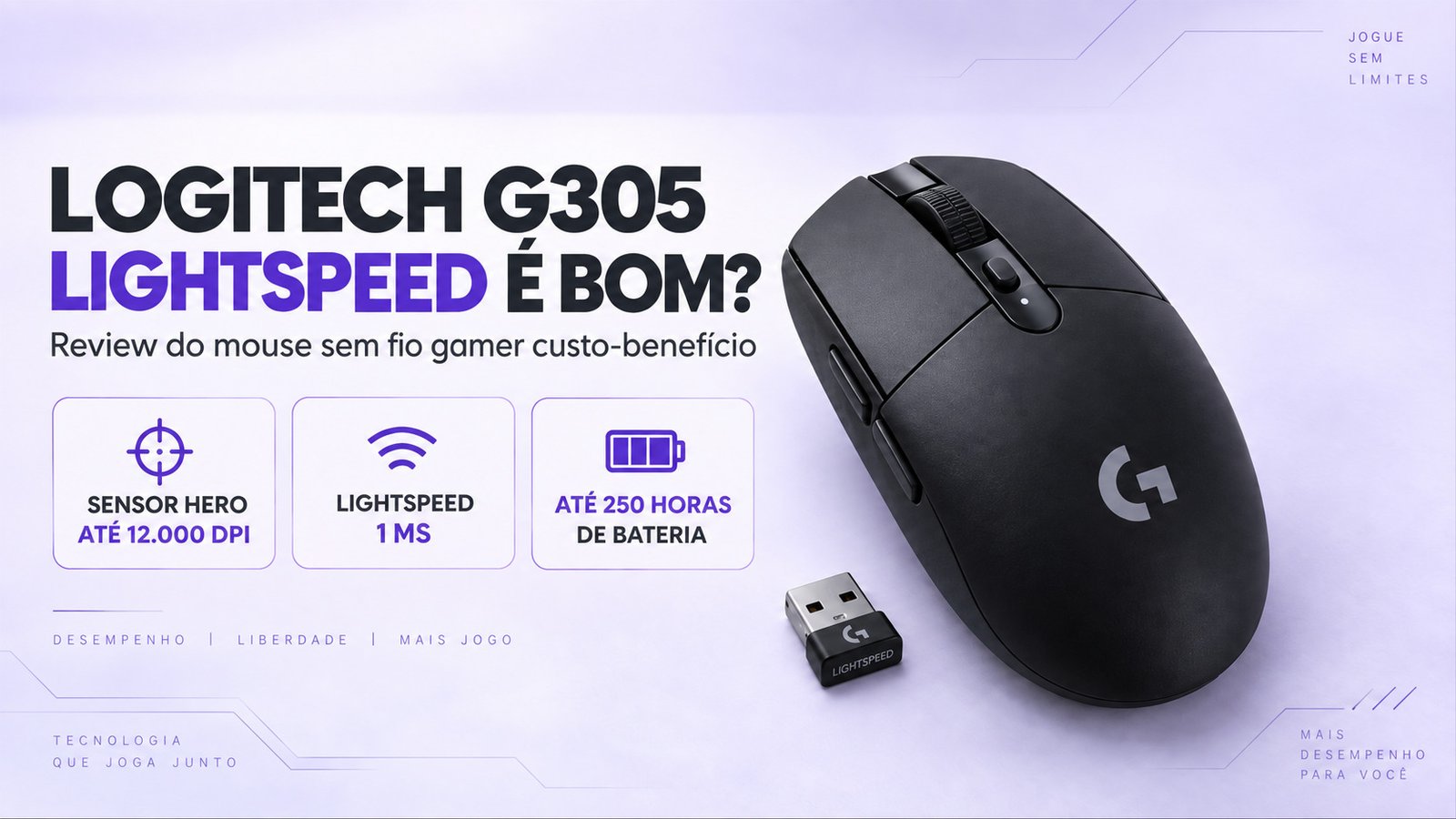 Logitech G305 Lightspeed é bom?